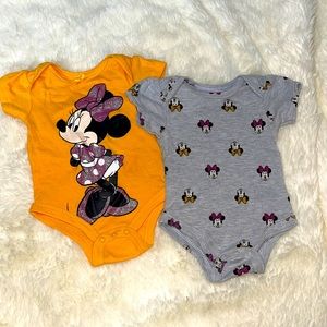 Disney baby tees 0-3 m